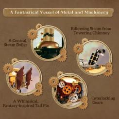 Конструктор Pantasy Original Дирижабль Steampunk Фото 2