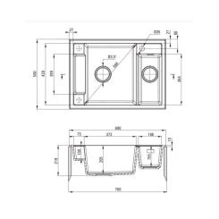 Мойка кухонная Deante Magnetic Фото 3
