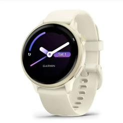 Смарт-часы Garmin vivoactive 6, Bone/Lunar Gold, GPS смарт-годинник Фото