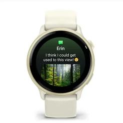 Смарт-часы Garmin vivoactive 6, Bone/Lunar Gold, GPS смарт-годинник Фото 1