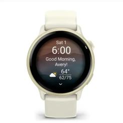 Смарт-часы Garmin vivoactive 6, Bone/Lunar Gold, GPS смарт-годинник Фото 6
