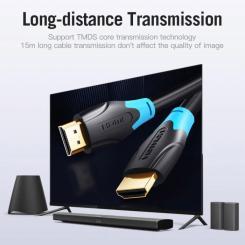 Кабель мультимедийный Vention HDMI M to HDMI M 1.0m V2.0 Фото 5