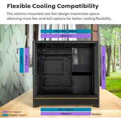 Корпус для ПК MONTECH HS01 (B) Фото 7