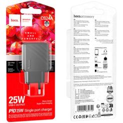 Зарядное устройство HOCO CS24A Puerto USB-C PD25W Black Фото 5