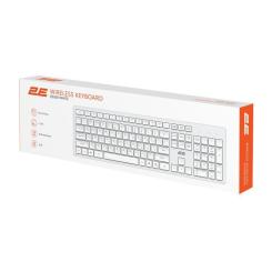 Клавиатура 2E KS260 106key Wireless UA White Фото 8