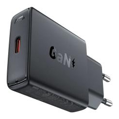 Зарядное устройство Acefast A65 USB-C PD20W GaN ultra-thin Black Фото 1