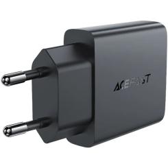 Зарядное устройство Acefast A65 USB-C PD20W GaN ultra-thin Black Фото 2