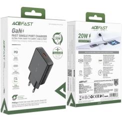 Зарядное устройство Acefast A65 USB-C PD20W GaN ultra-thin Black Фото 5