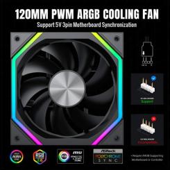 Кулер для корпуса Gamemax FN12A-N2-R Фото 7