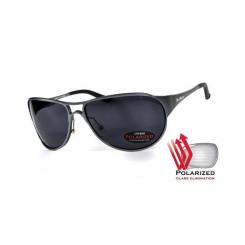 Солнцезащитные очки BluWater Alumination-3 Gun Metal Polarized Сірі Фото
