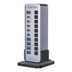 Концентратор Promate USB-C 14-in-1 Promate gegatower-60w Фото