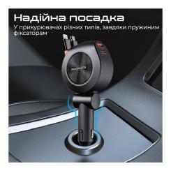 Зарядное устройство Promate USB-C + USB-A + cable USB-C + Lightning Фото 6