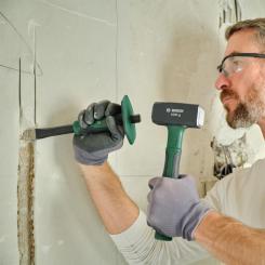 Зубило Bosch плоское, 250x102x81мм, защита руки, CrV Фото 1