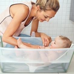 Ванночка Stokke Flexi Bath та підставка, біла Фото 4