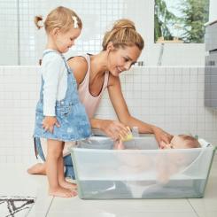 Ванночка Stokke Flexi Bath та підставка, біла Фото 5