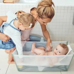 Ванночка Stokke Flexi Bath та підставка, біла Фото 6