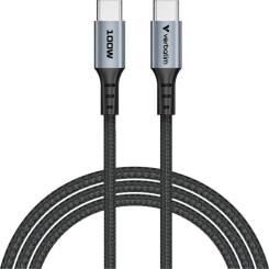 Дата кабель Verbatim USB-C to USB-C 1.2m 100W black Фото