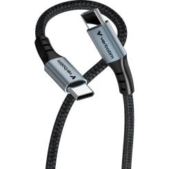 Дата кабель Verbatim USB-C to USB-C 1.2m 100W black Фото 1
