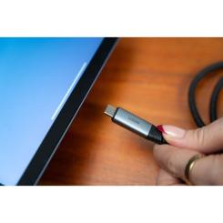 Дата кабель Verbatim USB-C to USB-C 1.2m 100W black Фото 5