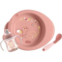 Набор детской посуды Chicco Set Prima Pappa 6м+ Рожевий Фото