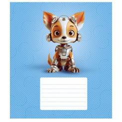 Тетрадь Школярик Robot animals 12 листов клетка Фото