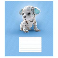 Тетрадь Школярик Robot animals 12 листов клетка Фото 3