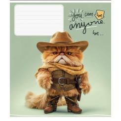 Тетрадь Школярик You can be anyone 12 аркушів клітинка Фото 4