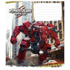 Тетрадь Школярик Animals transformers 18 листов клетка Фото