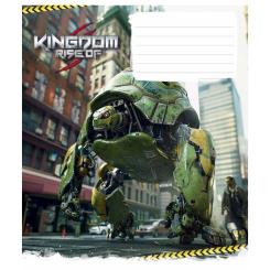 Тетрадь Школярик Animals transformers 18 листов клетка Фото 3