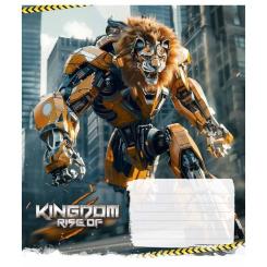Тетрадь Школярик Animals transformers 18 листов клетка Фото 4