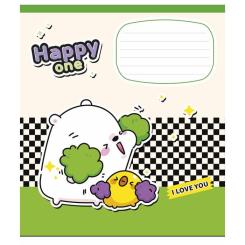 Тетрадь Школярик Happy one 18 листов клетка Фото