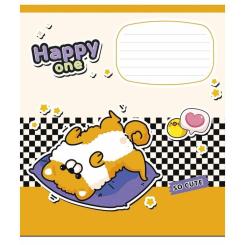 Тетрадь Школярик Happy one 18 листов клетка Фото 1