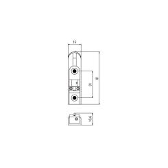 Бридж для гитары Paxphil BB114 Black Фото 2