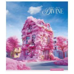 Тетрадь Школярик Fantasy life 48 аркушів клітинка Фото 3