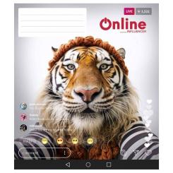 Тетрадь Школярик Online 48 аркушів лінія Фото 1