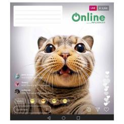 Тетрадь Школярик Online 48 аркушів лінія Фото 3