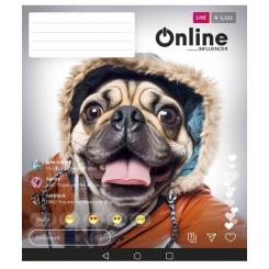 Тетрадь Школярик Online 48 аркушів лінія Фото 4