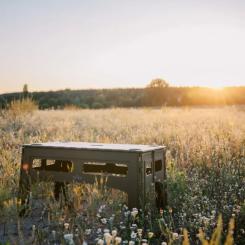 Туристический стол Tribe Camp Table Low пластиковий Olive Фото 8