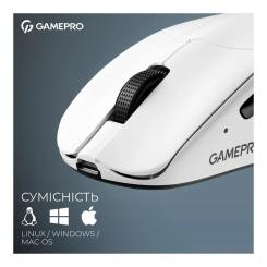 Мышка GamePro Asgard Surt Wireless/Bluetooth/USB White Фото 11