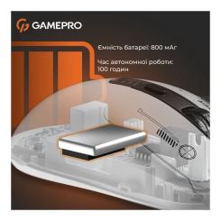 Мышка GamePro Genesis Winner Wireless/Bluetooth/USB White Фото 5