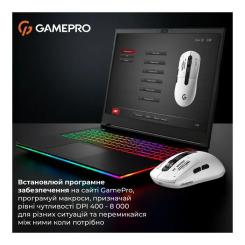Мышка GamePro Genesis Winner Wireless/Bluetooth/USB White Фото 7