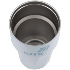 Термокружка Kite 450 мл сіро-блакитна Фото 2