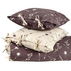 Постельное белье Home Line Васильки темно-лиловый, бязь, полуторный Фото 3