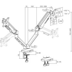 Кронштейн OfficePro MA442W Фото 7