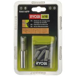 Набор бит Ryobi RAK16FP 15шт, 25мм, магнітний тримач 60мм Фото
