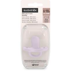 Пустышка Suavinex Colour Essence силіконова фізіологічна, 6-18 місяц Фото 2