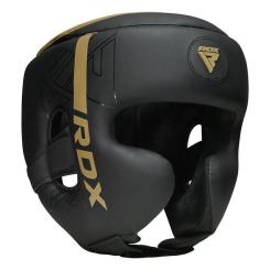 Боксерский шлем RDX F6 Kara Matte Golden S Фото 4