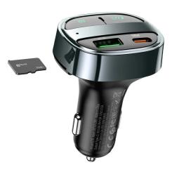 FM модулятор HOCO E70, Black, Box Фото 1