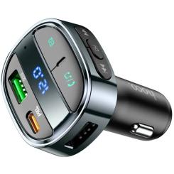 FM модулятор HOCO E70, Black, Box Фото 2
