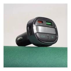 FM модулятор HOCO E70, Black, Box Фото 5